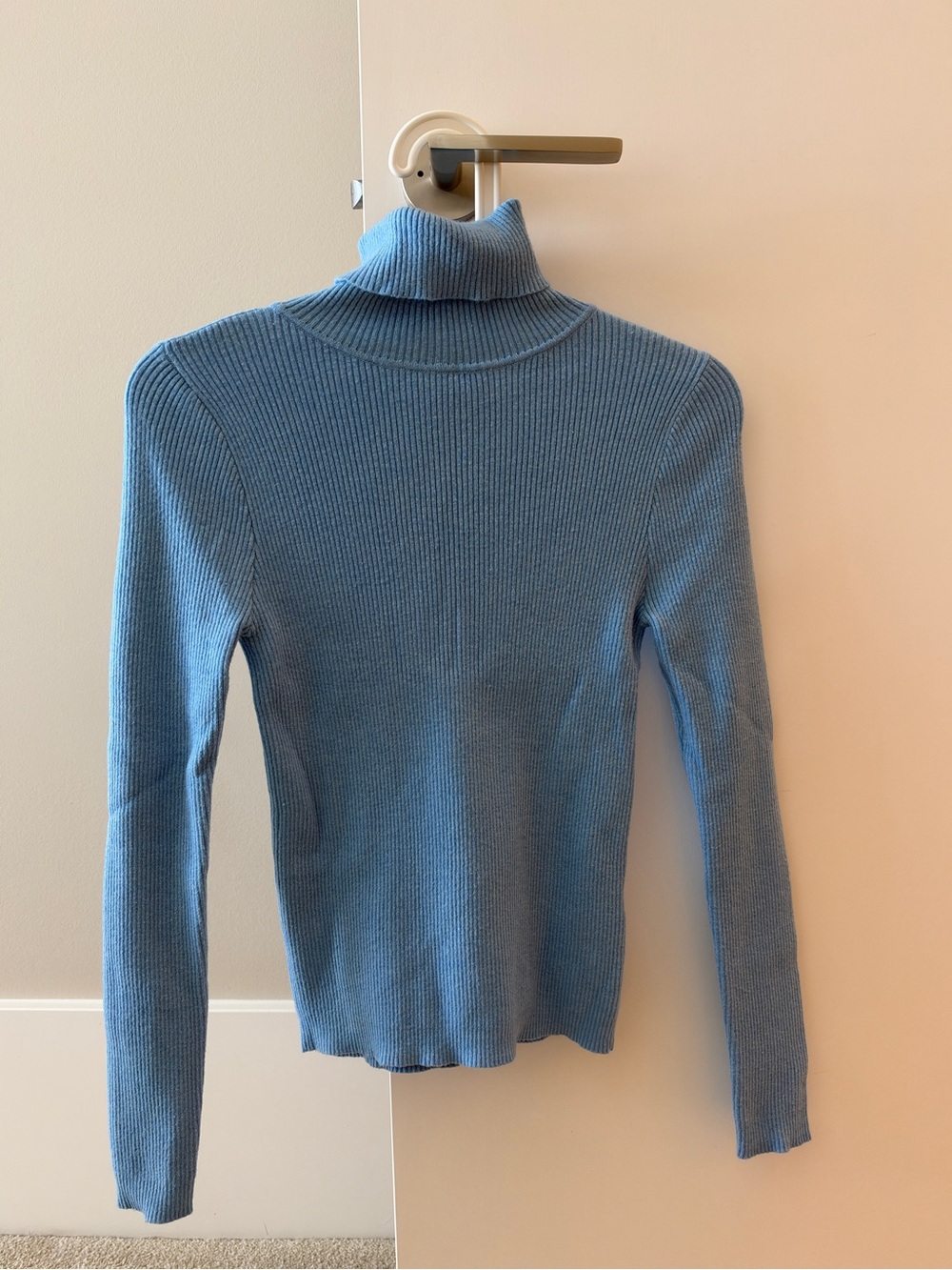 Urban Revivo Blue Turtleneck Sweater